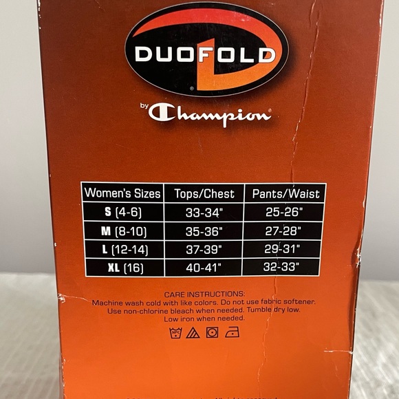 DUOFOLD Champion Women's Performance Varitherm Brushed Back Pants Size L Black - Picture 3 of 3